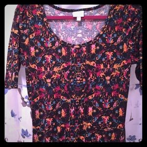 LulaRoe full length Ana dress size large